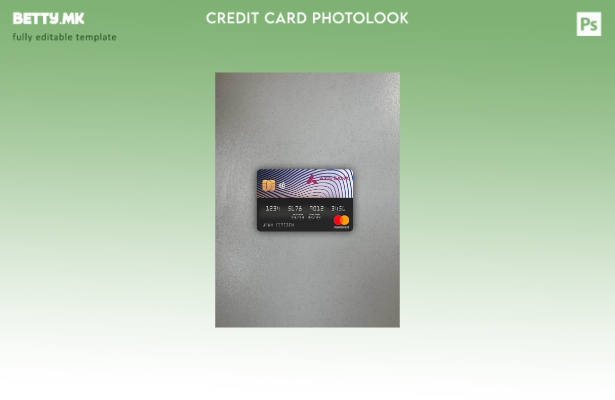 Модерен стил на предниот шаблон за мастер карта на банката на Индија оска со фот